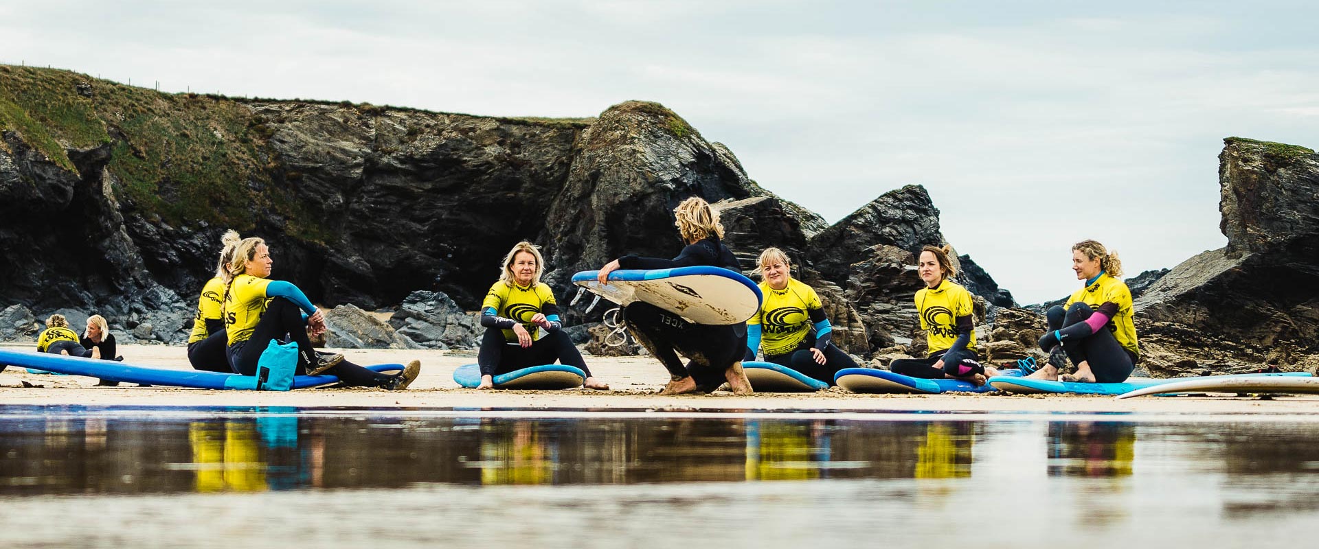 Waves Surf School Private Group Surf Lessons